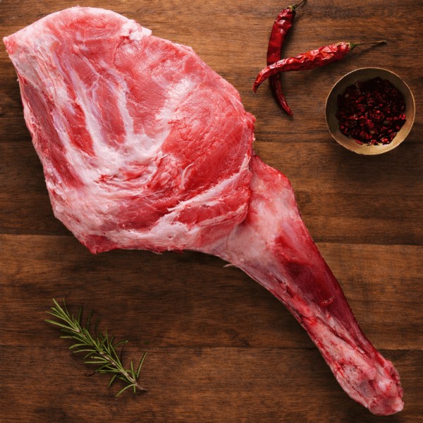 Pierna de cordero con especias y romero